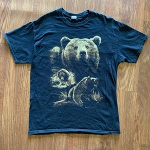 vintage 90's bear shirt